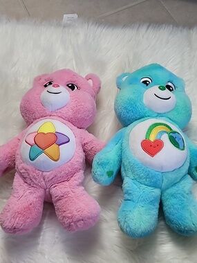 Care Bears True Heart And Love Thee Earth Lot Stuffed Animal Plush